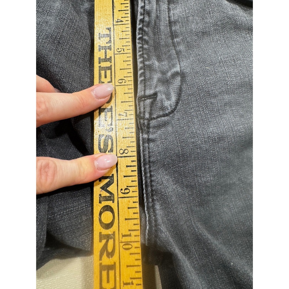 FRAME Le High Flare Jeans Faded Black High Rise Denim Size 29 - Picture 5 of 12